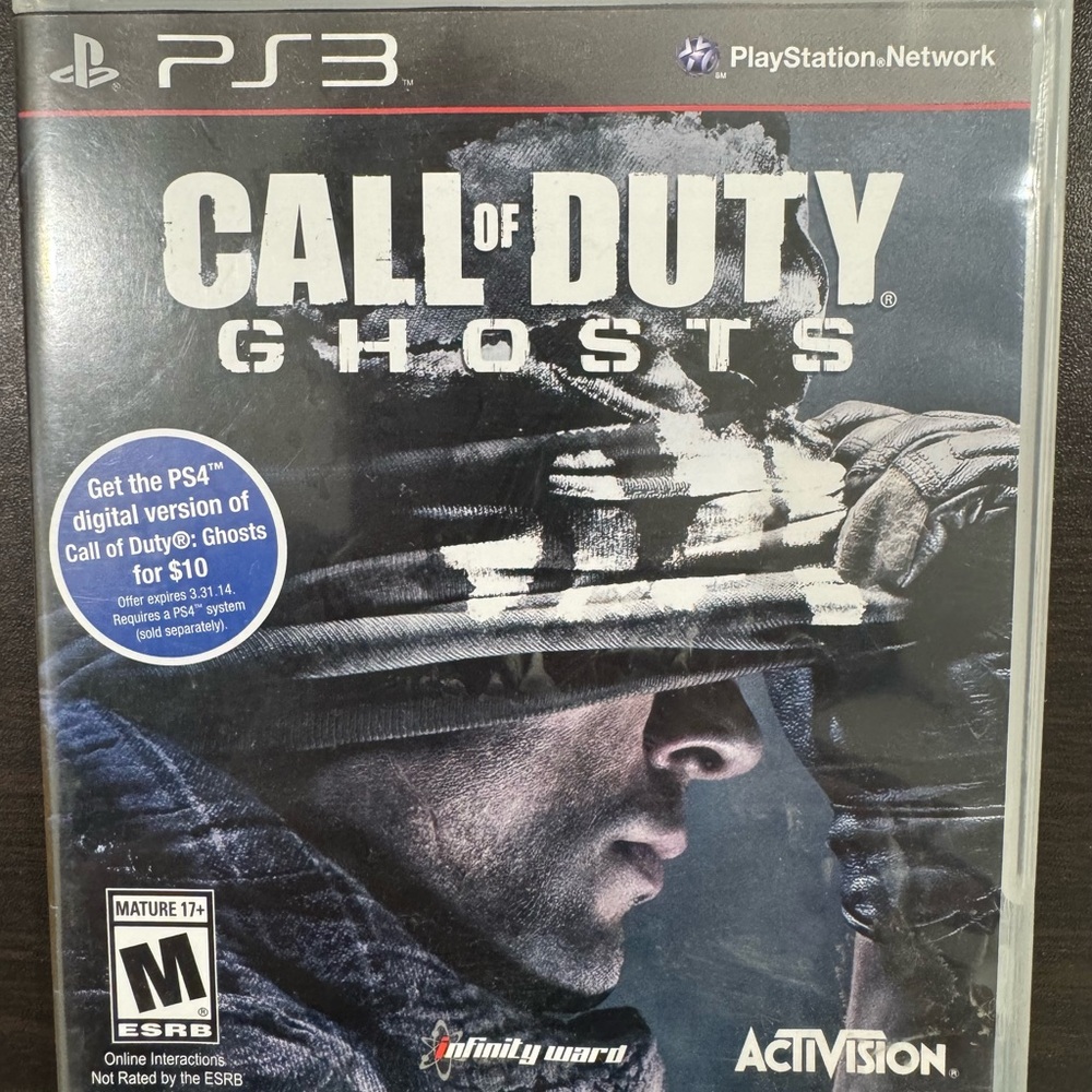 PS3 Game - Call of Duty Ghosts * PlayStation 3 Game - COD Ghosts